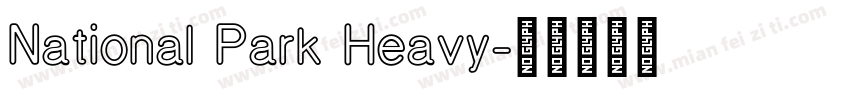 National Park Heavy字体转换
